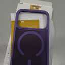 Miracase Magnetic for iPhone 17 Pro Case 6.3" with Screen Protector, [Compatible with MagSafe] Military-Grade Protection, Anti-Fingerprint, Slim Thin Phone Case for 17 Pro Cover, Purple