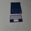 Harvopu Compatible for iPad 11th 10th Generation Case with Keyboard, Folio Cover with Pencil Holder, Multi-Touch Trackpad, 7 Color Backlit, Detachable Keyboard for iPad (A16) 11th/10th Gen (Navy Blue)