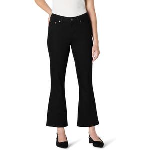 Amazon Essentials Women's Medium Stretch Mid-Rise Fashion-Forward Kick Crop Jeans, Size 12