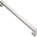 Alzassbg 10 Pack Brushed Satin Nickel Cabinet Pulls, 7-1/2 Inch(192mm) Hole Center Cabinet Handles Kitchen Pulls for Cabinets and Drawer AL3071SN