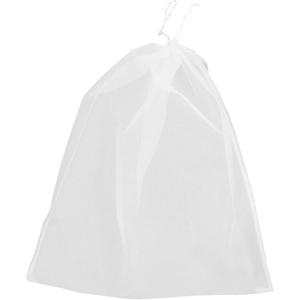 LIGIGWASH Filter Bag Wine Strainer Drawstring Bag Inline Drawstring Straining Bag Juice Bags for Juicing Bag for Juice Filter Media Bag Nut Milk Bags for Straining White Polyester 2 Pcs 25" x 20"