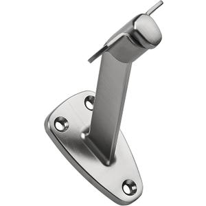 ktumeware 3 Inch 3 Pack Brushed Nickel Handrail Stair Brackets Suitable for Indoor and Outdoor Staircase/Balcony/Corridor Staircase Support handrail Brackets