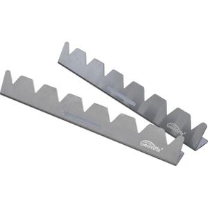 Goutime Stainless Steel Shish Kabob Skewer Rack with Storage Bag, Universal Barbecue BBQ Skewers Holder for Grill