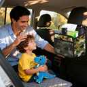 Camouflage Car Seat Organizer for Men, Waterproof Backseat Storage Bag with Multi-Pockets, Heavy-Duty Tactical Gear for Truck SUV Off-Road Travel Accessories