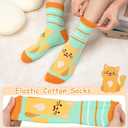 Women Girls Socks Cute Animal Socks Cat Dog Cow More Fun Novelty Socks Gifts for Girls Christmas Birthday
