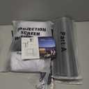 Outdoor Projector Screen with Stand - 120 inch Portable Projector Screens Indoor Outdoor Projector Screen 16:9 4K HD Outdoor Movie Screen with Carry Bag,Enioy Home Theater Projection Screen.