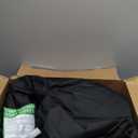 Tuszom 900D Solution Dyed 100% Waterproof Ski & Wakeboard Tower Boat Cover with 11+6 PCS Windproof Straps Fit V-Hull Runabouts OutBoards and I/O (Black, 20'-22'L, Beam Width to 106" W)