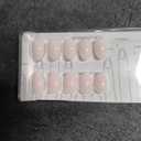 Oval Press on Nails Short Fake Nails, Press on Almond False Nail Full Cover Acrylic Nail for Women and Girls