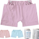 AUSTYLCO Nephrostomy Bag Underwear for Women Dual Side Pockets Urine Bag Pants for Abdominal Surgeries Patient, L