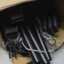 Christmas Outdoor Lighted Trees 7FT Prelit Christmas Cone Tree with 310 LEDs 8 Lighting Modes and Timer for Indoor Outdoor Xmas Porch Lawn