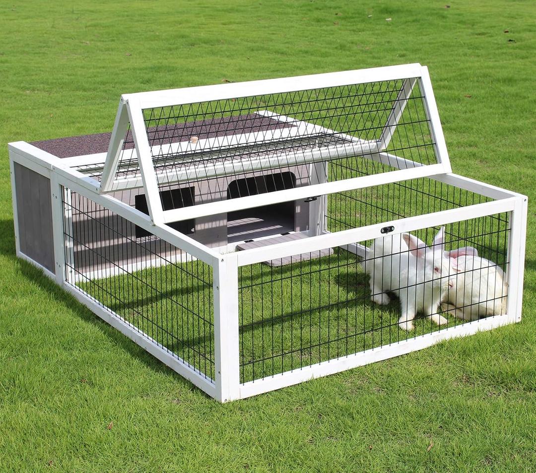 Rabbit Cage Outdoor Indoor, Tortoise Habitat Guinea Pig Cages Enclosure