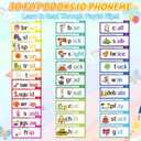 Dolanus 30 Read and Rhyme Flip Books, Word Family ABC Vocabulary Flashcards, Kindergarten Sight Word - Learn to Read Phonics Flash Cards Activity Games, Toys for Kids Toddlers Ages 3-8 Years Old