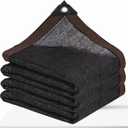 Shade Cloth - Garden Shade Mesh Netting with Grommets Outdoor Sun Shade Cover for Pergola Patio Plants Greenhouse Chicken Coop Black 90% Shading Rate