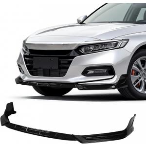 Archaic Front Bumper Lip Compatible with 2018-2020 Honda Accord, JDM Style 3Pcs Air Dam Spoiler Splitter Fit for SE/EX-L/LX/Touring, Splitter Under Chin Body Kit Lower Spoiler.