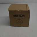 Tesla Cybertruck Wheel Center Hub Caps, Premium ABS Polymer, Sleek Design, Easy Snap-On Installation (Set of 4), Black