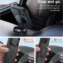 SURITCH for iPhone 17 Pro Case with Camera Control Cover, Camera Cover and Adjustable Kickstand, Compatible with MagSafe, Shockproof Bumper Protective Cases 6.3 Inch, Black