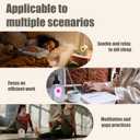 Decorative Night Light with Bluetooth Speaker | Cute Desktop Decor, Portable & Rechargeable, 4 Color Modes + White Noise | Ideal Gift for Home, Office, Travel | White