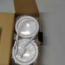 4-Pack Puck Lights with Remote, 1800mAh Rechargeable Under Cabinet Lighting, 3 Color Temps & 7 RGB Colors, Long-Lasting Dimmable Stick-On Lights for Cabinet, Kitchen, Shelf, Party (White)