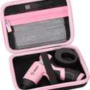 Hard Travel Case for GoGonova Cordless Glue Gun, Waterproof Carrying EVA Case Compatible with GoGonova 4V Cordless Hot Glue Gun,Pink, CASE ONLY