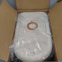 Peaoop 22LBS Rice Dispenser, Large Grain Container Storage with Lid Measuring Cylinder Household Cereal Dispenser Bucket for Kitchen Soybean Corn (22lb)