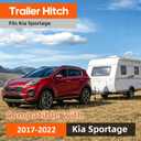 Class 3 Trailer Hitch 2 Inch Receiver Fits for 2017-2022 Kia Sportage