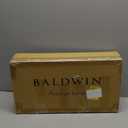 Baldwin Torrey Pines, Front Entry Handleset with Interior Lever, Featuring SmartKey Deadbolt Re-Key Technology and Microban Protection, in Venetian Bronze