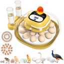18&33 Egg Tray - Egg Incubators for Hatching Eggs with Automatic Egg Turning & Humidity Control, LED Display, Air Vent, Auto Water Refill & Egg Candler, for Turkey, Quail, Duck, Chicken Eggs