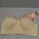 SHAPERMINT Bras for Women - Lingerie Bra, Bralettes for Women with Support, No Underwire Plus Size Bras for Women Nude XL