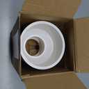YSIL 2 Pcs 3" x 2" PVC Reducer Coupling Adapter Socket x Socket Pipe Fittings,Schedule 40 PVC DWV Pipe Slip Socket Connectors for House & Industrial Plumbing Connection,White