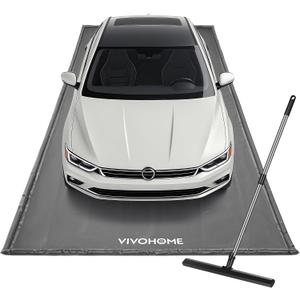 VIVOHOME Garage Floor Mat 7'9" x 18' Containment Mat with Stay Put Corner