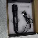 SABERTOOTH Rechargeable Police Tactical Flashlights 1800 High Lumen with Holster for Duty Belt,LED Flashlights for Camping Emergencies-XR2000 1Pcs