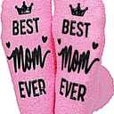 TITTOK Gifts For Mom Gifts For Women Mom Birthday Gifts From Daughters Son Mama Mommy Mothers Day Gifts Socks (Pink)