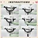 Kids Bike Basket, Bike Basket Front Bikehandlebar Bag for Girl Boys,Applicable to Most Children's Bicycles, Scooters, and tricycles, Multifunctional Bike Accessories for Kids.