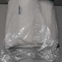 MEETSKY 10 feet x 10 feet White Backdrop Curtains Valentine's Day Birthday Party Wedding Backdrop,White Photography Rod Pocket Drapes Polyester Fabric Curtain for Baby Shower,5ft x 10ft,2 Panels