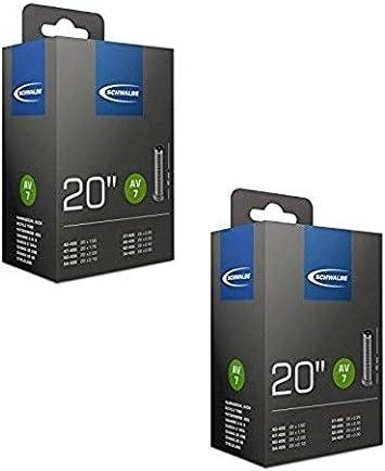 Schwalbe AV7 BMX Inner Tubes 20" x 1.5 - 2.40, Schrader Valve (2 Pack)