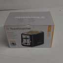 Toastmaster 2-Slice Cool Touch Toaster, black with stainless accent