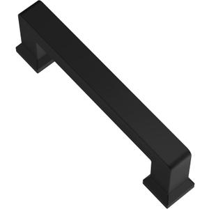 Alzassbg 15 Pack Matte Black Cabinet Pulls, 3-1/4 Inch(82.5mm) Hole Centers Modern Cabinet Handles Kitchen Pulls for Cabinets and Drawer AL3043MB