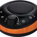 Sound Brown Noise Machine White Noise Machine Nonstop 30 Soothing Sounds Sound Therapy for Baby Kids Adults Sleep Machine 36-Level Vol Auto-Off Timer Memory Function for Home Travel Office (Wood)