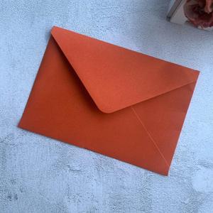 25 PCS A7 Burnt Orange Envelopes,5.35 x 7.7 inches, Perfect for 5x7 Weddings Invitation Cards,Birthday Greeting RSVP Invite,Photos