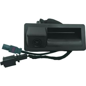 5N0827566AL Rear View Backup Camera Compatible with Tiguan 2.0L 2012-2017 Compatible with Audi A3/S3 1.4L 2.0L 2015-2020 AU196010 5N0827567AB Car Trunk Handle Backup Camera