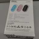 BESKAR Rechargeable Hand Warmer, 5200mAh Electric Hand Heater, Double-Sided Heating, USB Quick Charge, Portable Pocket Hand Warmer for Outdoor, Golf, Raynauds - Winter Gift (Blue)