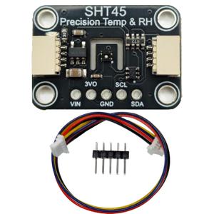 SHT45 PTFE Membrane Precision Temperature Humidity Sensor Module, 0.1C Precision, I2C Interface,Temp/RH, Breakout Board for Arduino ESP32