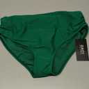 Daci Green Full Coverage Bikini Bottoms - Mid Rise Bathing Suit Bottoms for Women Tummy Control Swimsuit Bottom M