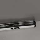 SuperStroke Zenergy Tour 3.0 17" Golf Putter Grip with No Taper Enhanced SPYNE Technology, New Multi-Zone Texturing and Tech-Port, Black/White
