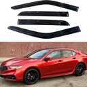 IG Window Visors Fit for 2015-2020 Acura TLX, Out-Channel Rain Guards Vent Wind Deflectors 4PC, Car Accessories for 15-20 Acura TLX