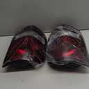 Boine Black Smoke Tail Light Compatible With 2006-2011 Ford Ranger Driver and Passenger Side Rear Light Brake Lamps Replaces TO2800153 TO2801153