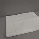 Color&Geometry Standard Sized Bath Rugs Non Slip Washable, 20"x31.5" Absorbent White Bathroom Rugs, Soft Bath Mats for Bathroom Floor, Shower, Bathtub, Laundry