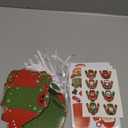 Funrous 40 Pcs Ugly Sweater Crafts Kits Winter Party Christmas Paper DIY Ornaments Tree Ugly Sweaters Hanging Ornaments for Kids Adults Xmas Sweater Party Tree Crafts DIY Supplies Decor