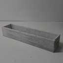 CYS EXCEL White Wooden Planter Box (17"x5" H:4") with Removable Plastic Liner | Multiple Colors Rustic Rectangle Indoor Decorative Box