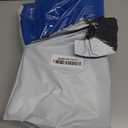 Bluapple FreshMats, Refrigerator Bin Liner, Fridge Drawer Mats, Crisper Life Extender Liner Keeps Produce Fresh Longer, Anti-Bruising, Helps Air Circulation, Washable & Reusable (4-Mats, 12x15, Blue)